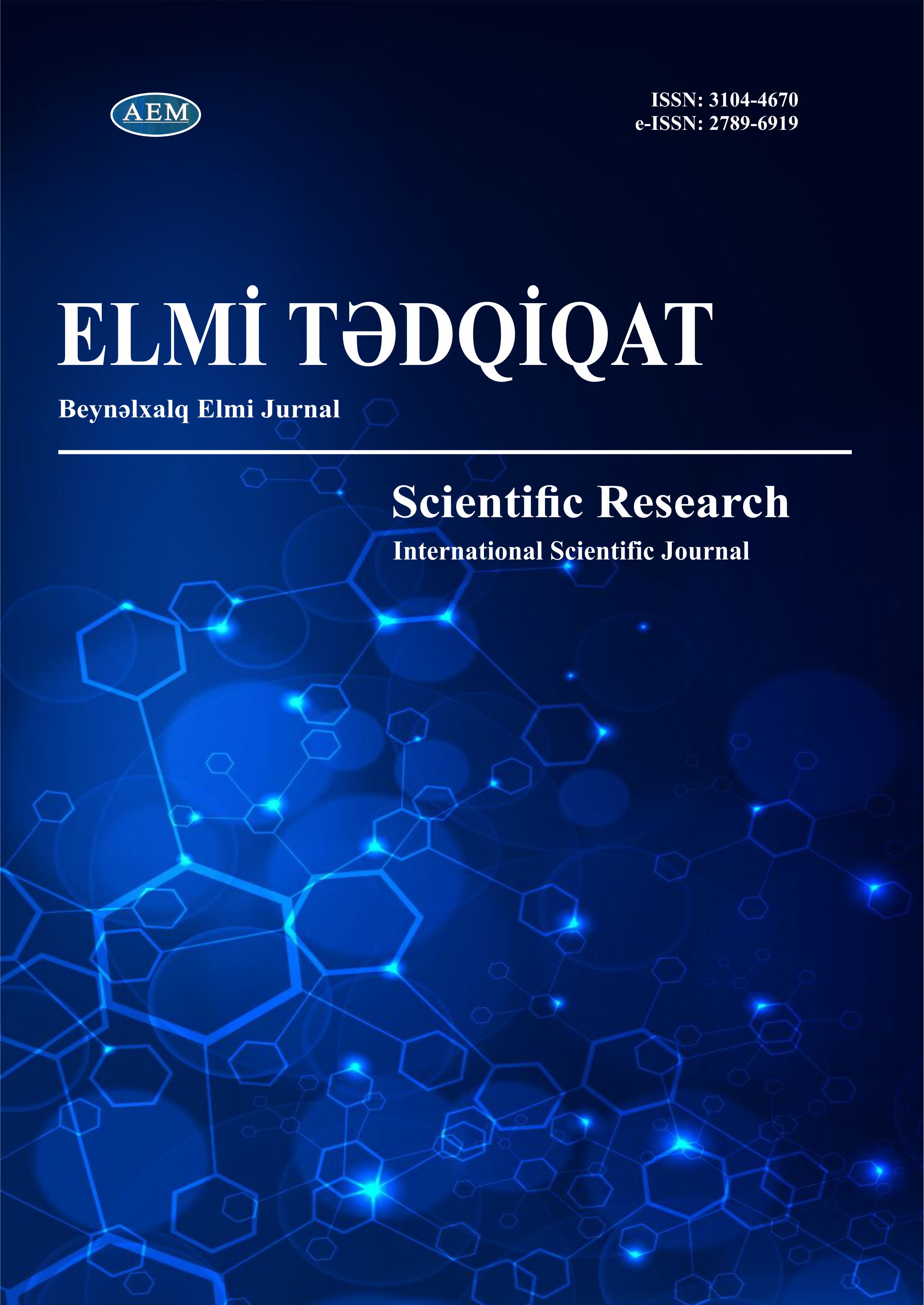 ELMİ TƏDQİQAT Cild: 5 Sayı: 8